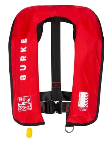 Burke Inflatable life jacket Manual - Click Image to Close